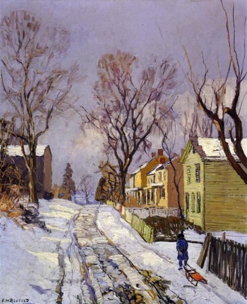 Center Bridge, Pennsylvania by Edward Willis Redfield