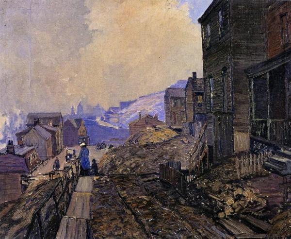 Overlooking Soho, Pittsburgh by Edward Willis Redfield