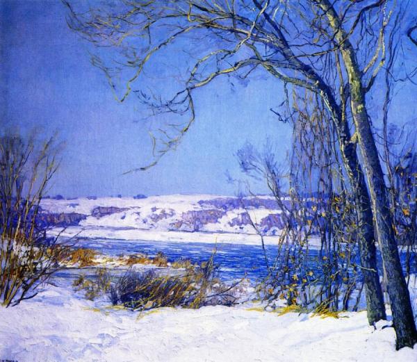 Sycamore And Birch by Edward Willis Redfield