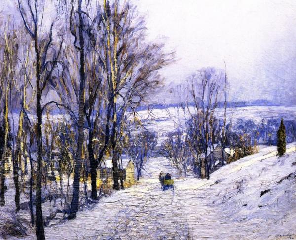 The Green Sleigh by Edward Willis Redfield