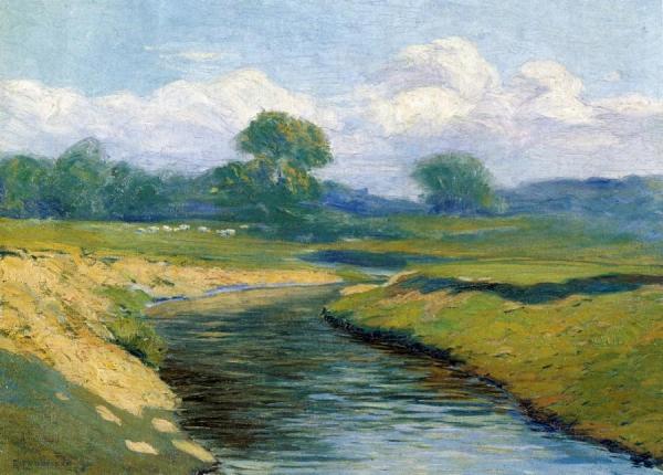 Untitled by Edward Willis Redfield Oil Painting Reproductions