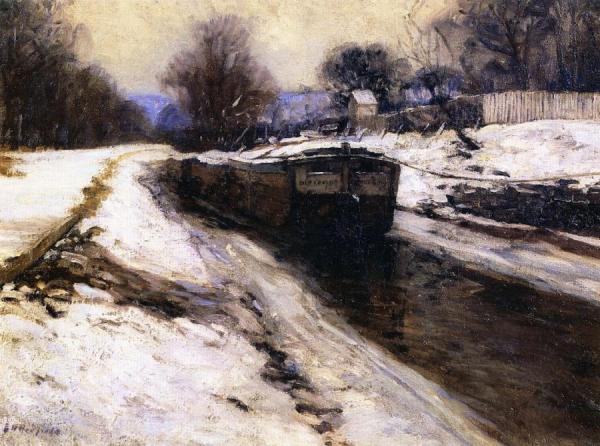 Waiting For Spring by Edward Willis Redfield Oil Painting Reproductions