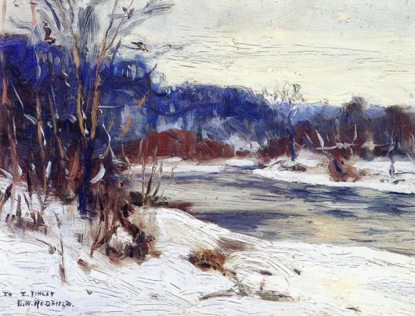Winter Landscape by Edward Willis Redfield