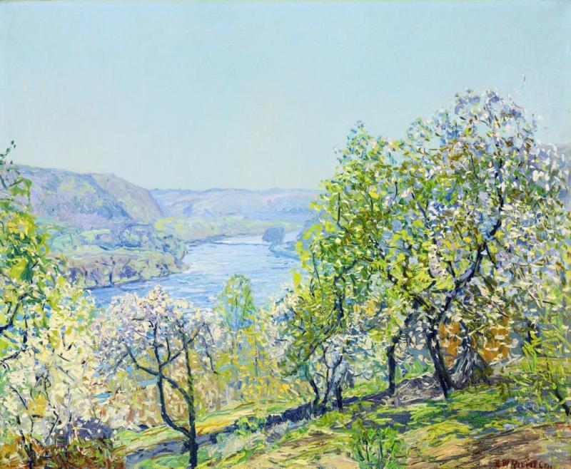 Hills Of Point Pleasant by Edward Willis Redfield