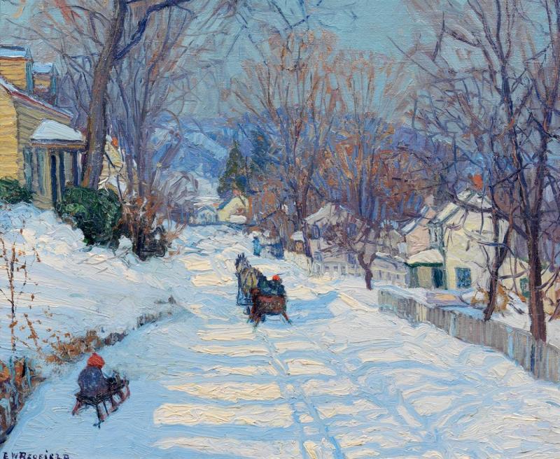 Lumberville by Edward Willis Redfield