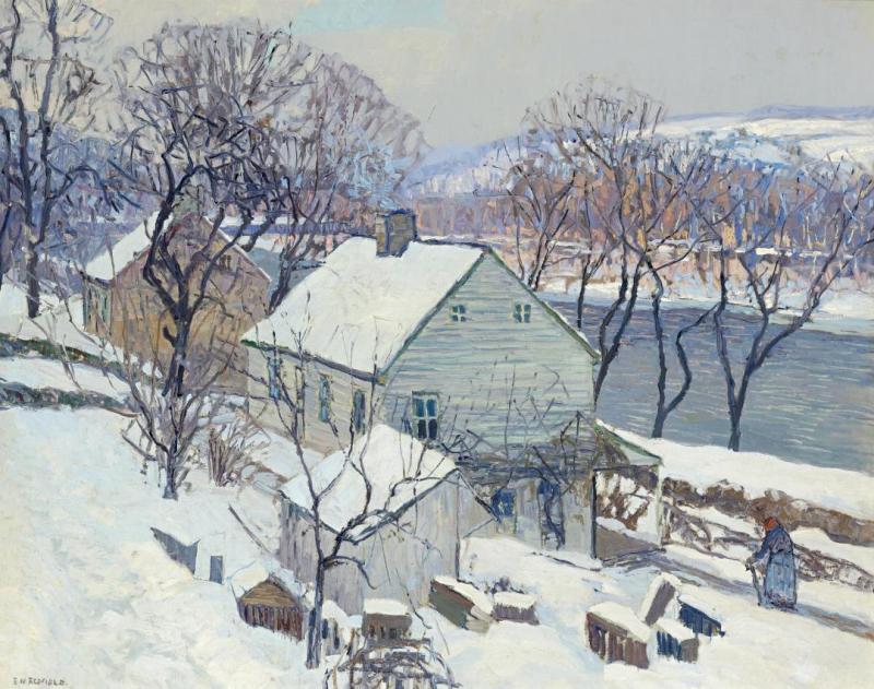 Lumberville Hills by Edward Willis Redfield