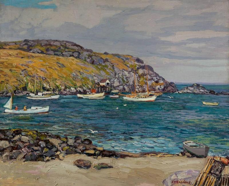 Monhegan Fishing Boats by Edward Willis Redfield