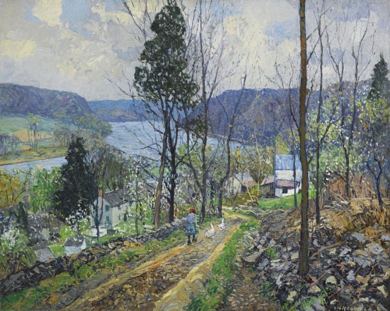 Road To The River by Edward Willis Redfield