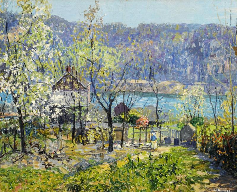 Spring At Point Pleasant by Edward Willis Redfield