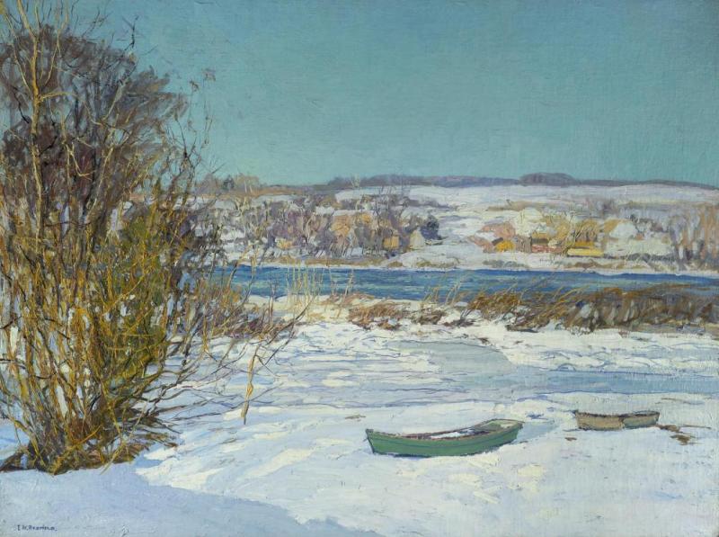 The Frozen Creek by Edward Willis Redfield