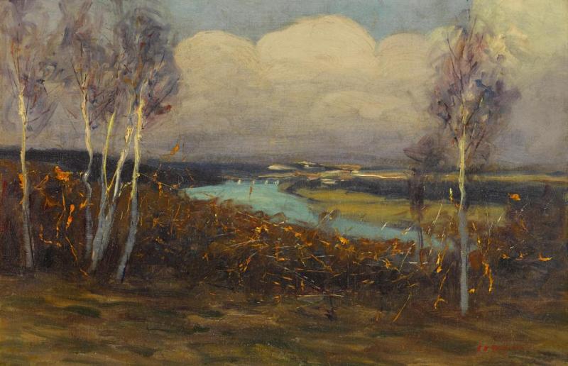 Trees By The River by Edward Willis Redfield