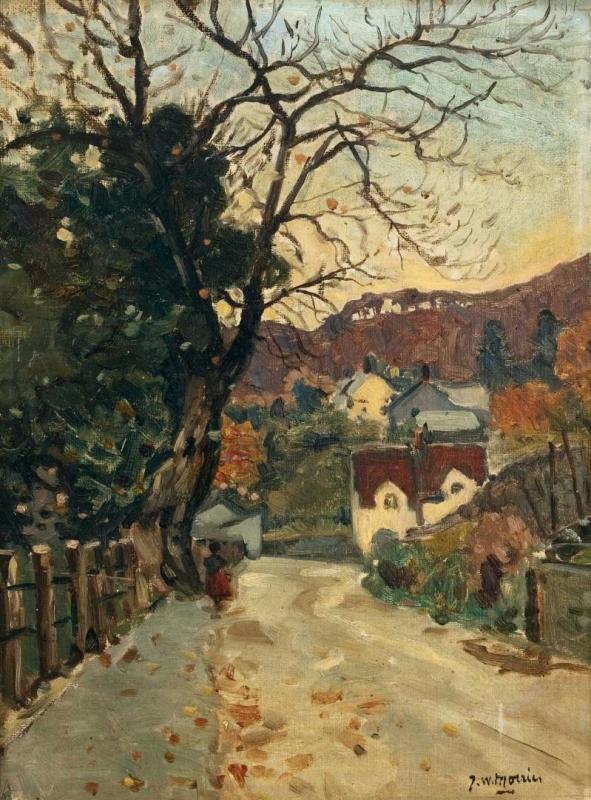Trefriw, North Wales by Edward Willis Redfield Oil Painting Reproductions