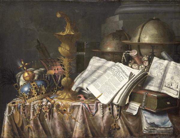 Vanitas Stilleven by Edwart Collier