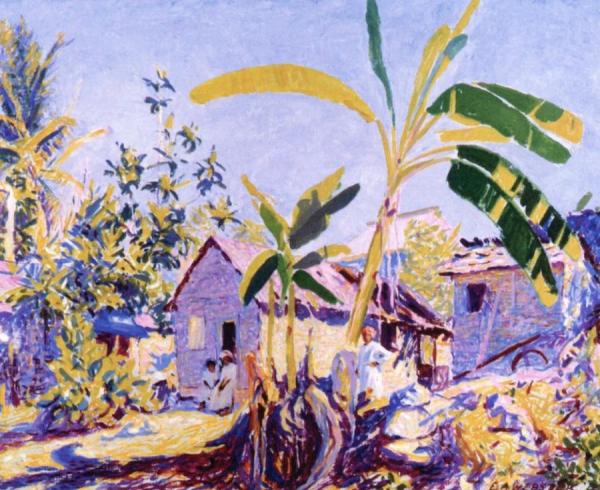 Old Hut, Jamaica by Edwin Ambrose Webster Oil Painting Reproductions