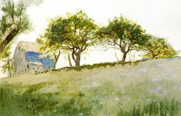 Near Easthampton by Edwin Austin Abbey