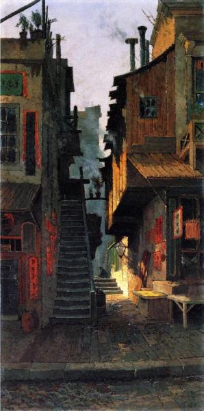 Edwin Deakin Court In Chinatown, San Francisco