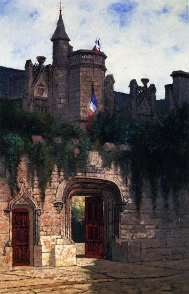 Entrance, Hitel De Cluny by Edwin Deakin