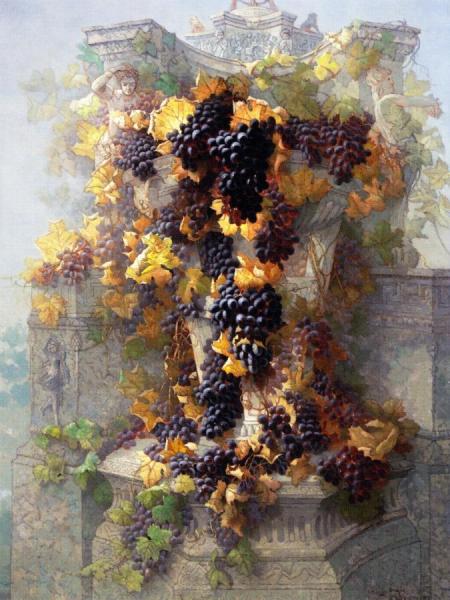 Edwin Deakin Grapes And Architecture