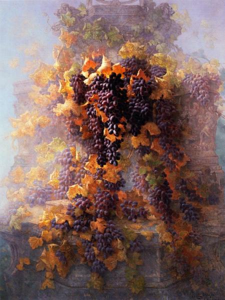 Grapes And Architecture by Edwin Deakin