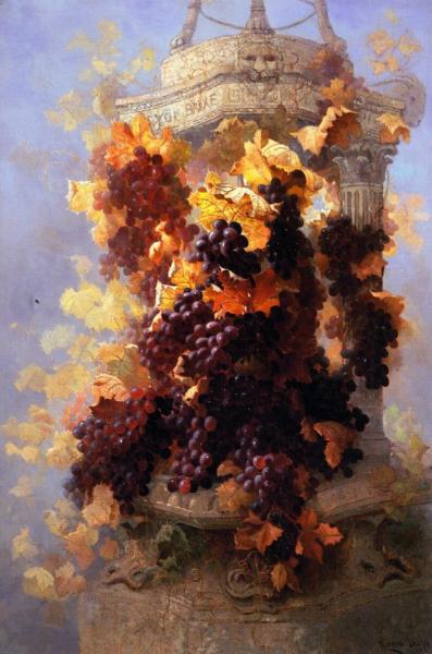 Grapes And Architecture by Edwin Deakin