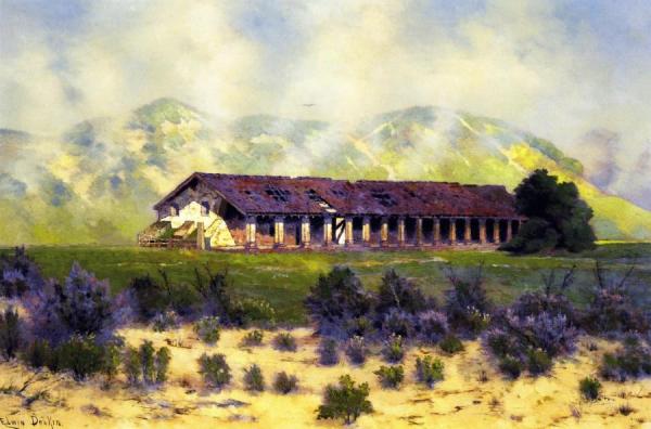 Mission La Purísima Concepción by Edwin Deakin Oil Painting Reproductions