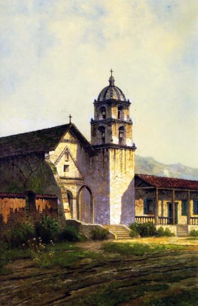 Mission San Buenaventura by Edwin Deakin