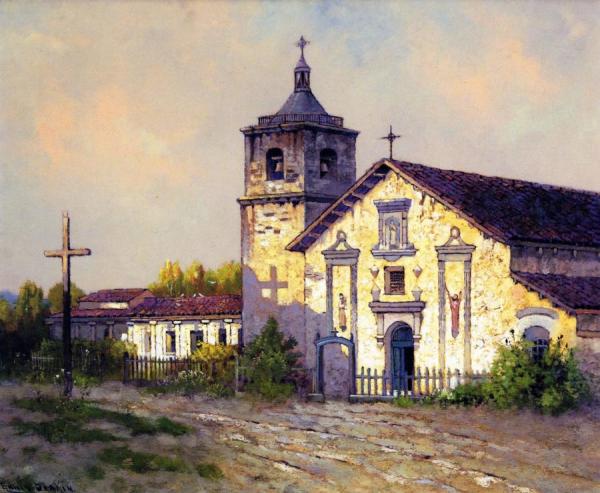 Mission Santa Clara De Asís by Edwin Deakin