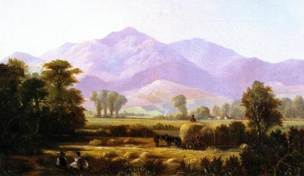 Mount Diablo From Near Pleasanton by Edwin Deakin