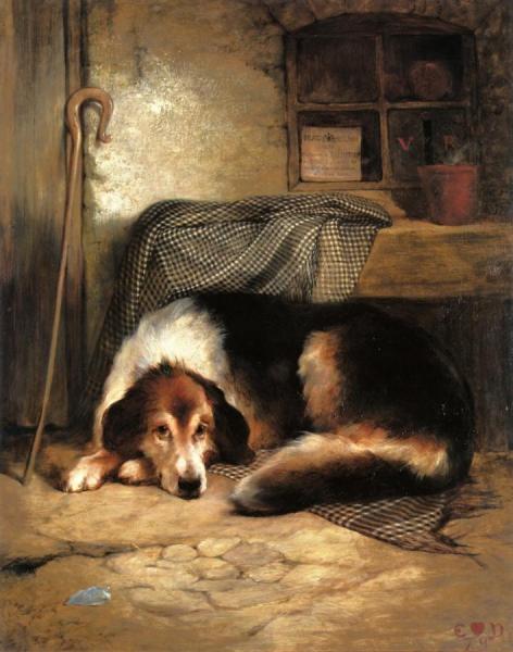 Tax Waved For Duty Done, A Highland Post Office by Edwin Douglas Oil Painting Reproductions