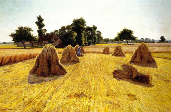 Grain Fields by Edwin Evans