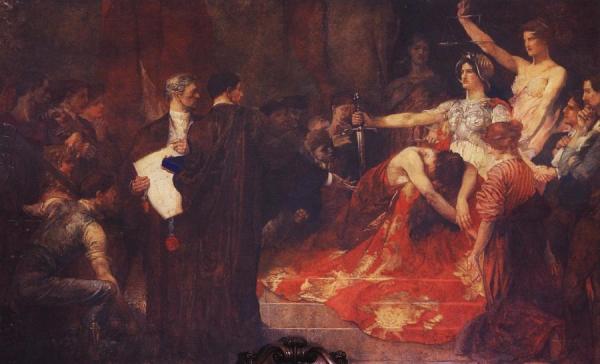 Justice,1909 by Edwin Howland Blashfield