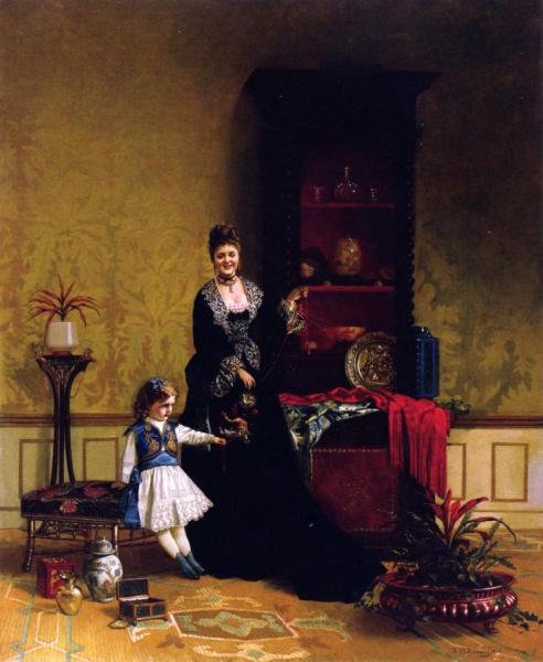 Mother And Child by Edwin Howland Blashfield