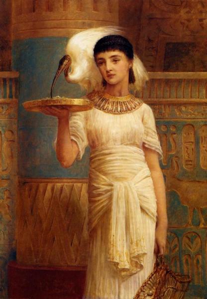 Edwin Long Alethe, Attendent Of The Sacred Ibis