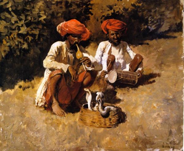 Bombay Snake Charmers by Edwin Lord Weeks
