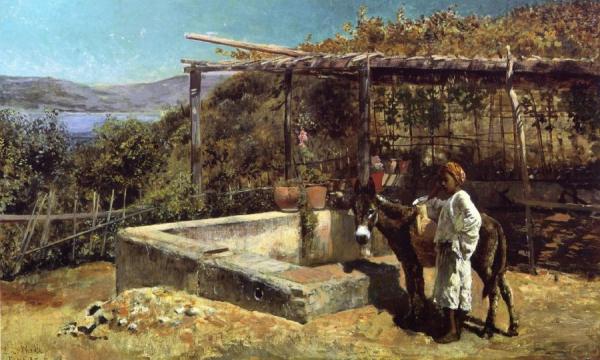 By The Well by Edwin Lord Weeks