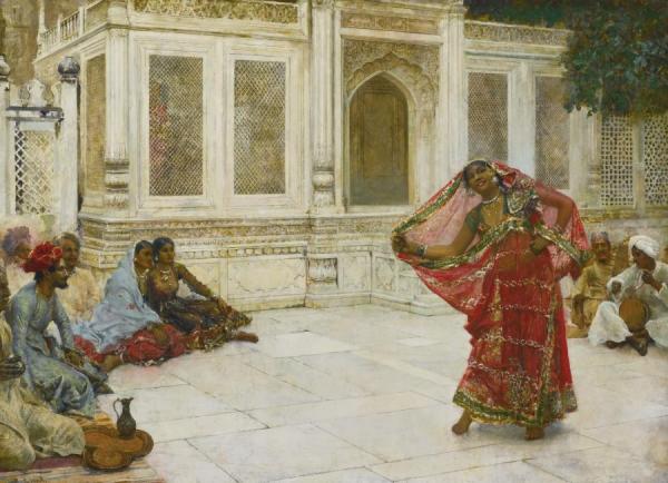 Dancing Girl, India by Edwin Lord Weeks Oil Painting Reproductions