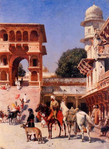 Departure For The Hunt by Edwin Lord Weeks