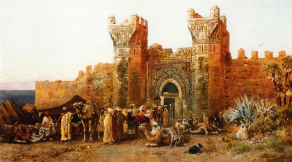 Gate Of Shehal, Morocco by Edwin Lord Weeks