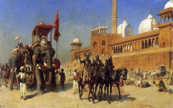 Edwin Lord Weeks Great Mogul And His Court Returning From The Great Mosque At Delhi, India