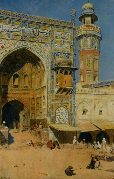 Jumma Musjed - Lahore India by Edwin Lord Weeks