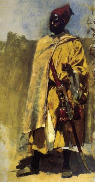 Moorish Guard by Edwin Lord Weeks