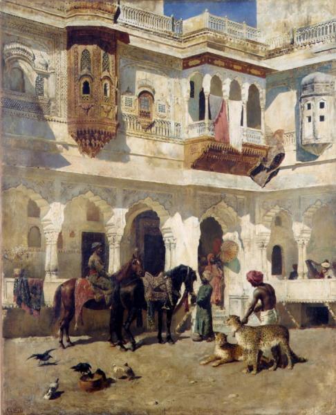 Rahaj Starting On A Hunt by Edwin Lord Weeks