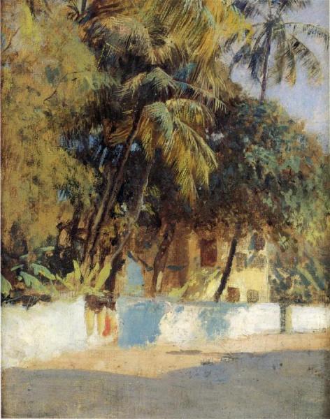 Street Scene, Bombay by Edwin Lord Weeks