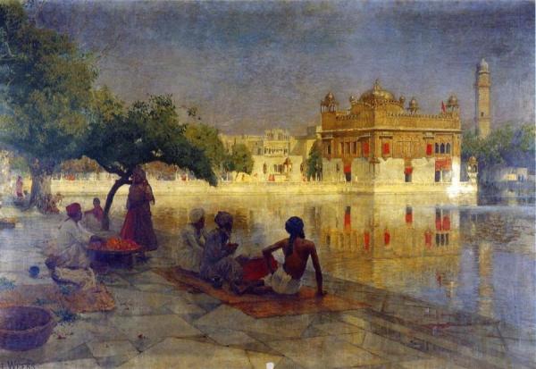 The Golden Temple, Amritsar by Edwin Lord Weeks