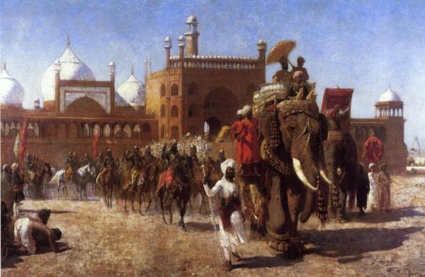 Edwin Lord Weeks The Return Of The Imperial Court From The Great Mosque At Delhi, In The Reign Of Shah Jehan - Seventeenth Century