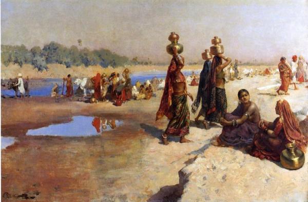 Water Carries Of The Ganges by Edwin Lord Weeks