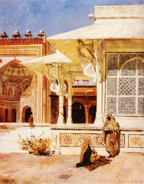 White Marble Tomb At Suittitor, Skiri by Edwin Lord Weeks