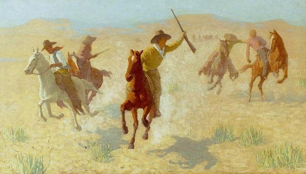 Helping Hand by Edwin Willard Deming Oil Painting Reproductions