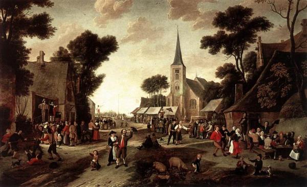 The Fair by Egbert Van Der Poel