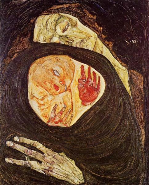 Dead Mother by Egon Schiele Oil Painting Reproductions